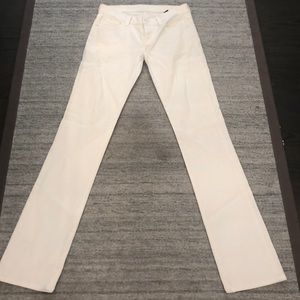 Straight Leg White jeans